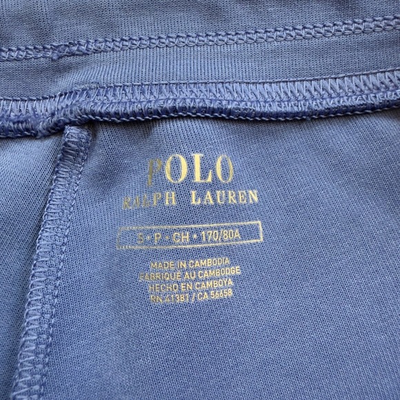 Polo Ralph Lauren Mens Blue Double-Knit Jogger Sweatpants Small 71065230821 - Picture 6 of 10